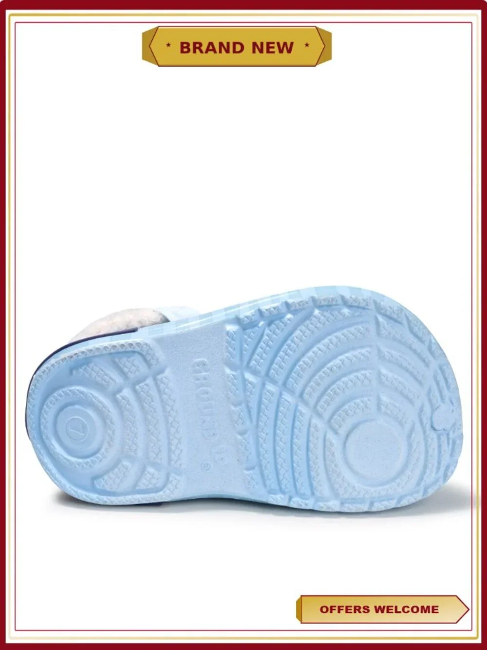 Bluey Toddler Boys Faux Fur Lined Clog